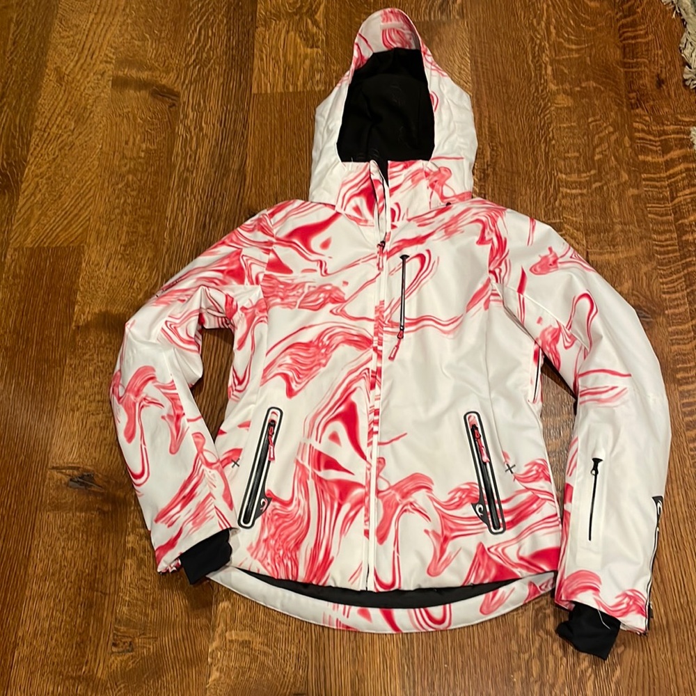 Völkl lightweight warm girls ski/snow jacket size 8 US/Can. Size 38 Eur.